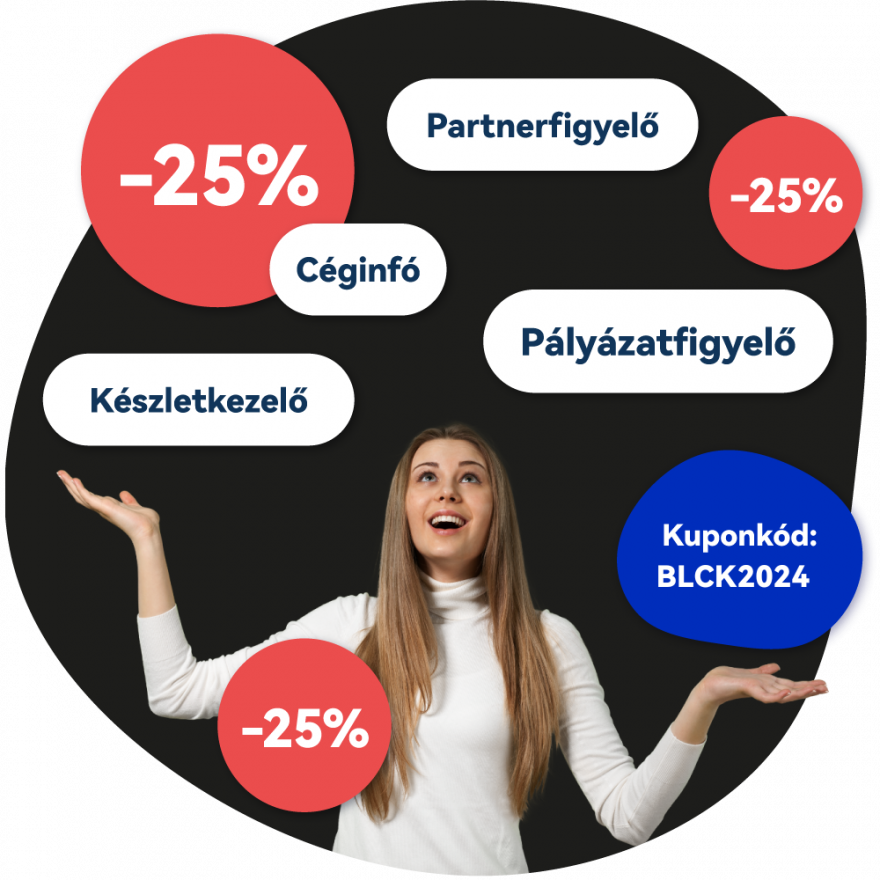 TOP eszközök 25% Black Friday kedvezménnyel egy héten át